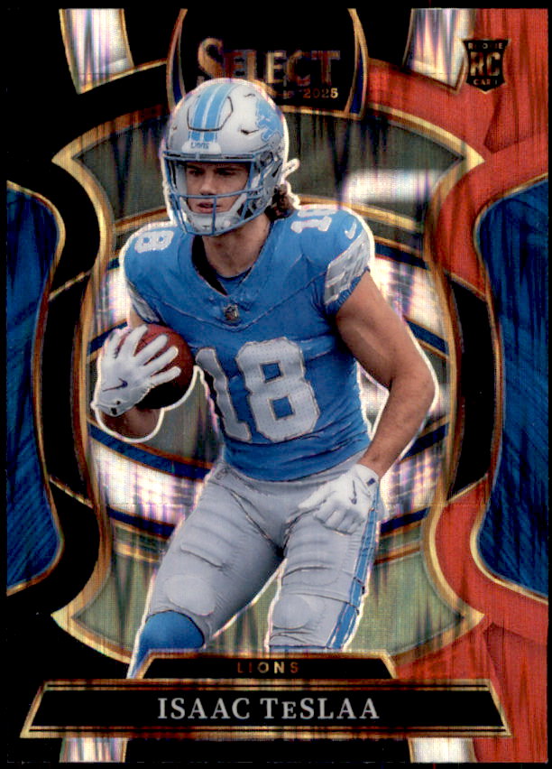 Isaac Tesla Rookie Card 2025 Select Isaac TeSlaa #70 Football Card