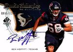 2008 Ben Moffitt SP Authentic - Autographed Rookie (#'d to 1199) (#:206) (Stock: 1) - $6.00