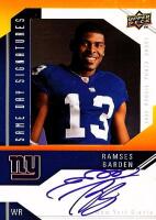 2009 Ramses Barden Upper Deck - Same Day Signatures Autograph (#:SDBA) (Stock: 1) - $15.00