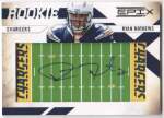 2010 Ryan Mathews Epix - Autograph Rookie (#'d to 210) (#:235) (Stock: 1) - $15.00