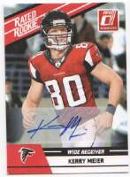 2010 Kerry Meier Donruss Rated Rookies - Autograph (#:63) (Stock: 1) - $12.00