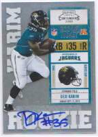 2010 Deji Karim Playoff Contenders - Rookie Autograph (#:125) (Stock: 1) - $15.00