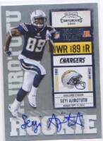 2010 Seyi Ajirotutu Playoff Contenders - Rookie Autograph SP (#:189) (Stock: 1) - $17.50