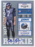 2010 Zac Robinson Playoff Contenders - Rookie Autograph SP (#:200) (Stock: 1) - $17.50