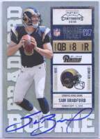 2010 Sam Bradford Playoff Contenders - Rookie Autograph Variation (#:232B) (Stock: 1) - $30.00