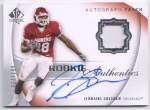 2010 Jermaine Gresham SP Authentic - Autograph Patch Rookie (#'d to 199) (#:126) (Stock: 1) - $17.50