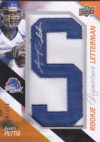 2011 Austin Pettis Upper Deck - Rookie Letterman Autograph (#'d 39/100) (#:RSLAP) (Stock: 1) - $17.50