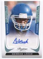 2011 Derrick Locke Prestige - Draft Picks Autograph (#'d to 1499) (#:235) (Stock: 1) - $6.50