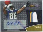 2011 Vincent Brown SDSU Finest - Rookie Patch Autograph (4-Color - #'d 476/599) (#:RAP-VB) (Stock: 1) - $20.00