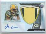 2011 Alex Green Topps Platinum - Rookie Patch Autograph (#'d to 475 - 3 Color) (#:21) (Stock: 1) - $20.00