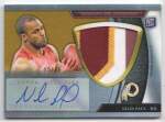 2011 Niles Paul Topps Platinum - Rookie Patch Gold Refractor Autograph (#'d 1/10 - 3 Color) (#:43) (Stock: 1) - $20.00