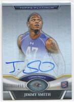 2011 Jimmy Smith CB Topps Platinum - Rookie Autograph (#'d to 1450) (#:51) (Stock: 1) - $8.50