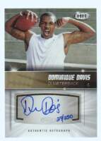 2012 Dominique Davis Sage HIT - Gold Autograph (#'d to 250) (#:A24) (Stock: 1) - $8.50