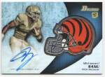 2012 Mohamed Sanu Bowman - Rookie Team Helmet Autograph (#:BCRA-MS) (Stock: 1) - $15.00