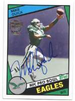 2013 Mike Quick Topps Archvies - Fan Favorities Autograph (On-Card) (#:FFA-MQ) (Stock: 1) - $15.00