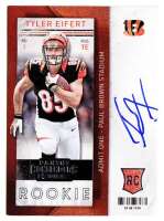 2013 Tyler Eifert Panini Contenders - Rookie Autograph Variation (#:237B) (Stock: 1) - $20.00