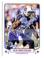 2013 Blidi Wreh-Wilson Topps Magic - Rookie Autograph (#:169) (Stock: 1) - $5.00