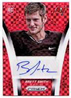 2014 Brett Smith Panini Prizm - Rookie Autograph Prizm Red Power (#'d to 125) (#:AR-BT) (Stock: 1) - $7.50