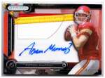 2014 Aaron Murray Topps Strata - Clear Cut Rookie Relic Autograph Patch (3-Color) (#'d to 99) (#:CCAR-AMU) (Stock: 1) - $17.50