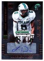 2015 Lorenzo Doss Panini Contenders Draft Picks - College Draft Ticket Red Foil Autograph (#:213) (Stock: 1) - $6.00