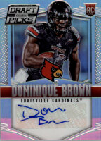 2015 Dominique Brown Panini Prizm Draft Picks - Prizm Autograph (#:180) (Stock: 1) - $6.00