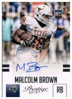 2015 Malcolm Brown Prestige - Rookie Autograph (#:262) (Stock: 1) - $15.00