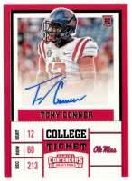 2017 Tony Conner Panini Contenders Draft Picks - Rookie Autograph (#:286) (Stock: 2) - $5.00