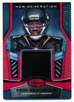 2017 Dede Westbrook Certified - New Generation Mirror Red Jersey (#'d to 299) (#:NG-DDW) (Stock: 1) - $4.50