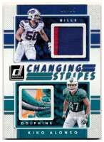 2017 Kiko Alonso Donruss - Changing Stripes Dual Patch (#'d to 25) (#:16) (Stock: 1) - $15.00