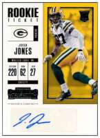 2017 Josh Jones NCST Panini Contenders - Rookie Autograph (#:165) (Stock: 3) - $4.50