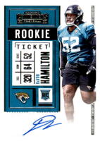 2020 Davon Hamilton Panini Contenders - Rookie Autograph (#:247) (Stock: 3) - $4.00