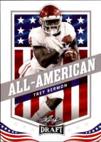 2021 Trey Sermon Leaf Draft - All-American (#:43) (Stock: 8) - $1.00