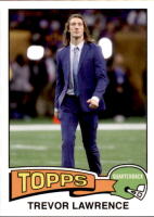 2021 Trevor Lawrence Topps X Trevor Lawrence - 1975 Topps Football (#:16) (Stock: 1) - $5.00