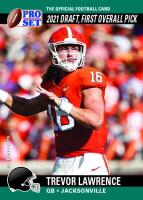 2021 Trevor Lawrence Pro Set - Draft Day Rookie (#:PSDD1) (Stock: 21) - $12.50