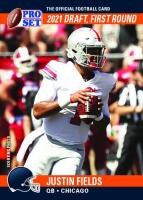 2021 Justin Fields Pro Set - Draft Day Rookie (#:PSDD8) (Stock: 8) - $7.50
