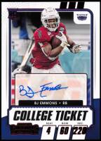 2021 BJ Emmons Panini Contenders Draft Picks - College Ticket Red Autograph (#:268) (Stock: 1) - $7.50