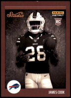 2022 James Cook Panini Instant Studio Rookies - (1 of 911) (#:22) (Stock: 1) - $3.00