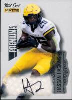2022 Hassan Haskins Wild Card Matte - Premium Autograph (#:MB-A) (Stock: 1) - $6.00