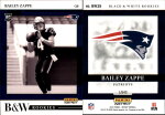 2022 Bailey Zappe Panini Instant Black & White Rookies - (1 of 649) (#:39) (Stock: 2) - $4.00
