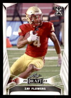 2023 Zay Flowers Leaf Draft (#:75) (Stock: 4) - $1.00
