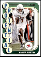 2024 Xavier Worthy Score - Protential (#:15) (Stock: 1) - $1.50