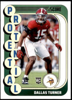2024 Dallas Turner Score - Protential (#:17) (Stock: 6) - $0.75