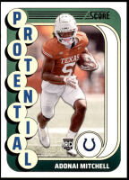 2024 Adonai Mitchell Score - Protential (#:25) (Stock: 5) - $1.00