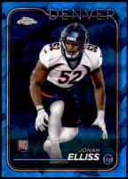 2024 Jonah Elliss Topps Chrome Sapphire - Rookie (#:258) (Stock: 1) - $2.25