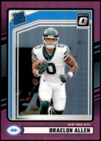 2024 Braelon Allen Donruss - Donruss Optic Rated Rookie Preview Pink Prizm (#:306) (Stock: 1) - $2.00