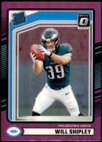 2024 Will Shipley Donruss - Donruss Optic Rated Rookie Preview Pink Prizm (#:312) (Stock: 1) - $1.50