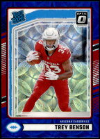 2024 Trey Benson Donruss - Donruss Optic Rated Rookie Preview Blue Scope Prizm (#:326) (Stock: 1) - $1.50