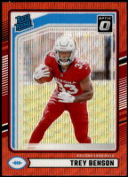 2024 Trey Benson Donruss - Donruss Optic Rated Rookie Preview Red Wave Prizm (#:326) (Stock: 1) - $1.50