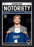 2025 Jaxson Dart Panini Mosaic - Notoriety (#:11) (Stock: 2) - $6.00