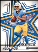 2025 Omarion Hampton Rookies and Stars - Rookie (#:166) (Stock: 3) - $2.50